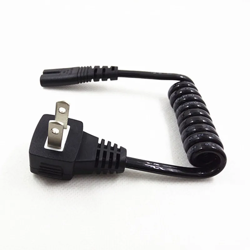 JP штепсельная вилка США NEMA 1-15P 2PIN к IEC 60320 C7 AC короткий портативный шнур 2 зубец 20 см