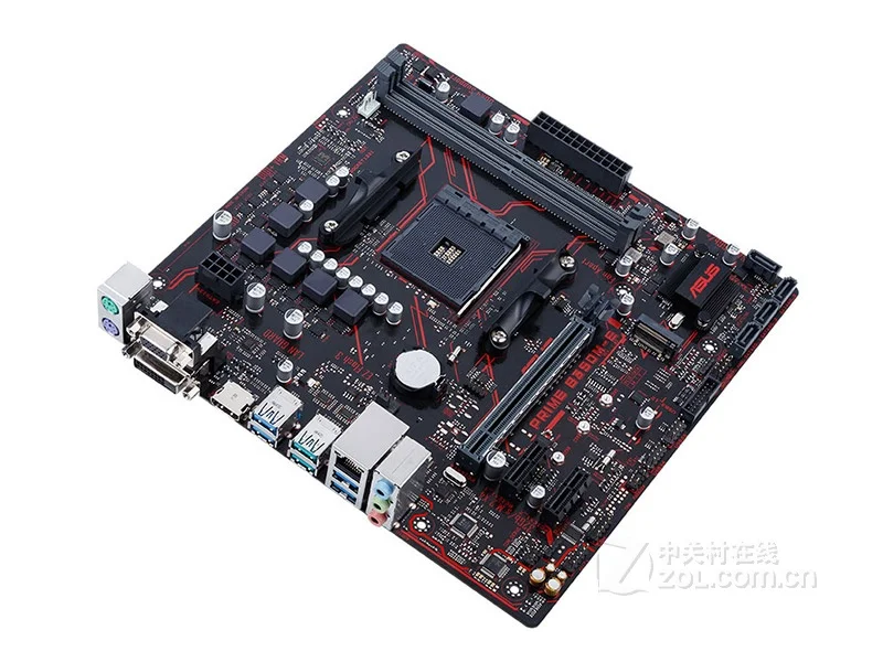Материнская плата ASUS PRIME B350M-E Socket AM4 DDR4 USB3.0 HDMI DVI VGA 32 Гб B350 настольная материнская плата