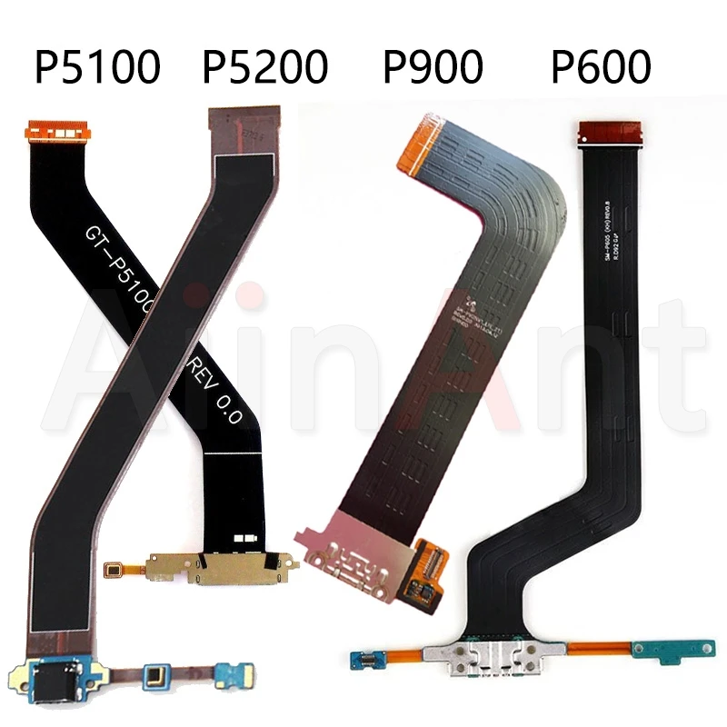 

AiinAnt Original For Samsung Galaxy Tablet Tab 2 P5100 3 P5200 P5210 Note P900 P600 USB Dock Connector Port Charging Flex Cable