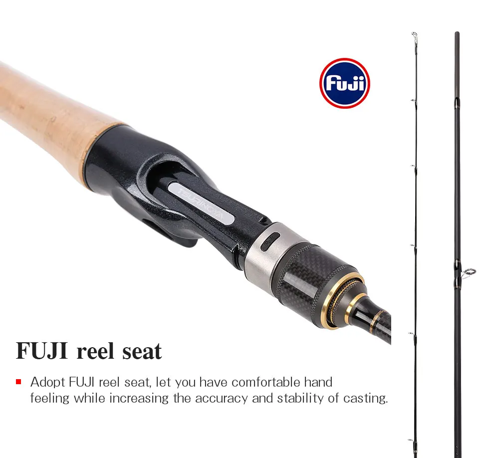 TSURINOYA PROFLEX 1,91 М L Литье удочка FUJI направляющая катушка сиденье приманка высокоуглеродистая Удочка бас удочка приманка
