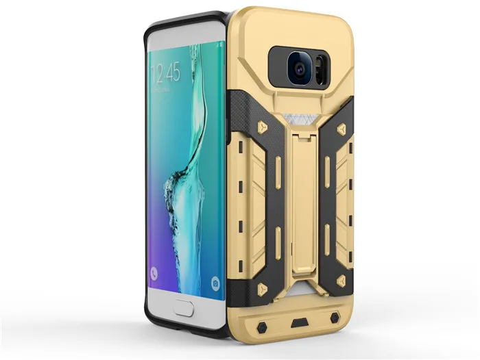 For Samsung S7 S7edge/G9350 Robot Armor Hybrid Phone Case Shockproof Silicone Slim Hard Back Cover TPU+PC case |