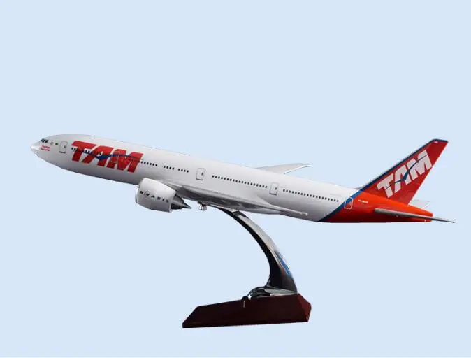 

47 см бразильская модель самолета TAM бразильская модель Tianma B777 полимерная модель самолета Airbus Chile Airlines A320 LAN Airbus Коллекционная модель
