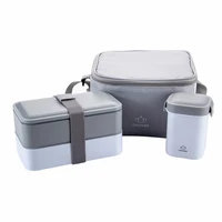high quality japanese bento lunch boxs w water soup mug insulated lunch cooler tote bag food container lunchbox microwave safe