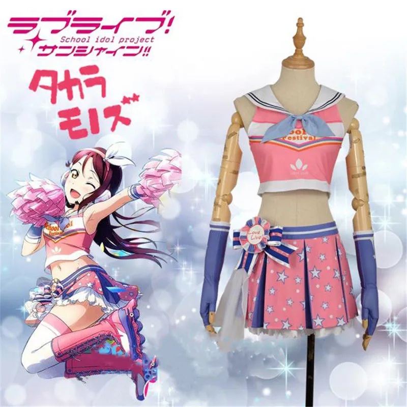 Takerlama LoveLive!SunShine! Aqours Hanamaru Kanan Ruby Yoshiko Riko Chika Dia Watanabe Mari черлидеров Пробуждение