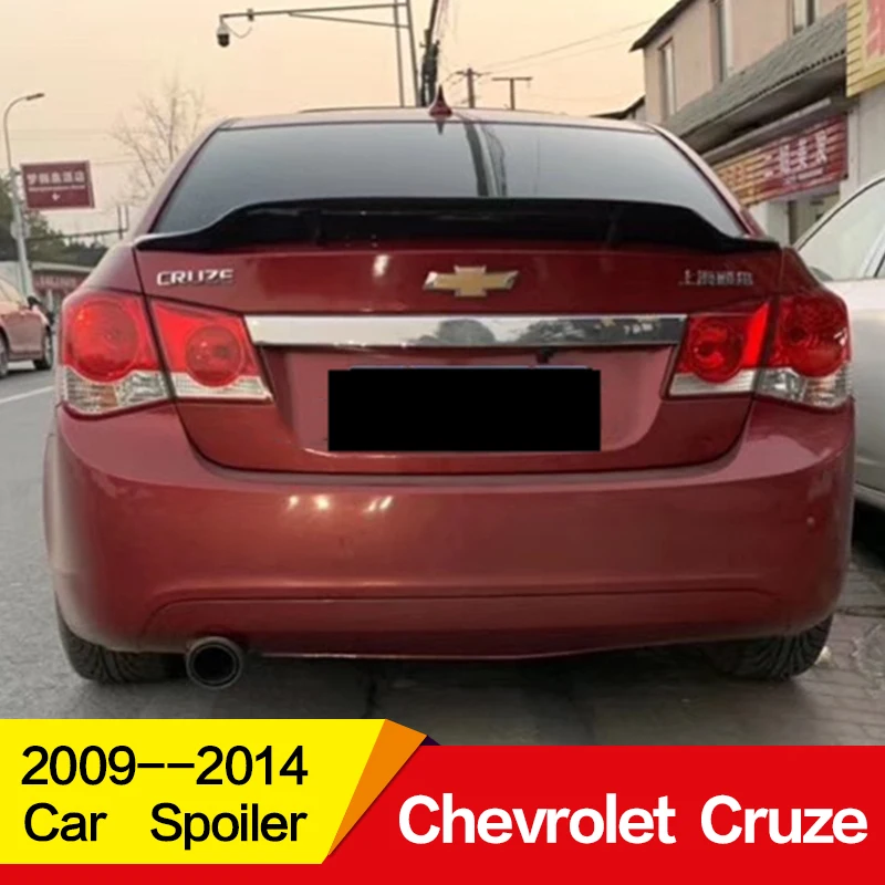 Используется для Chevrolet спойлер Cruze 2009 10 11 12 13 14 лет Глянцевая углеродное волокно/FRP старый Cruze заднее крыло R стиль аксессуары