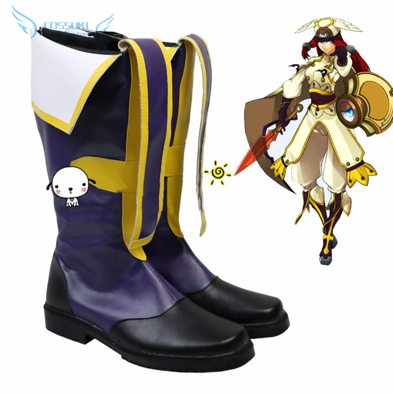 Обувь для костюмированной вечеринки BlazBlue Tsubaki Yayoi профессиональная обувь ручной