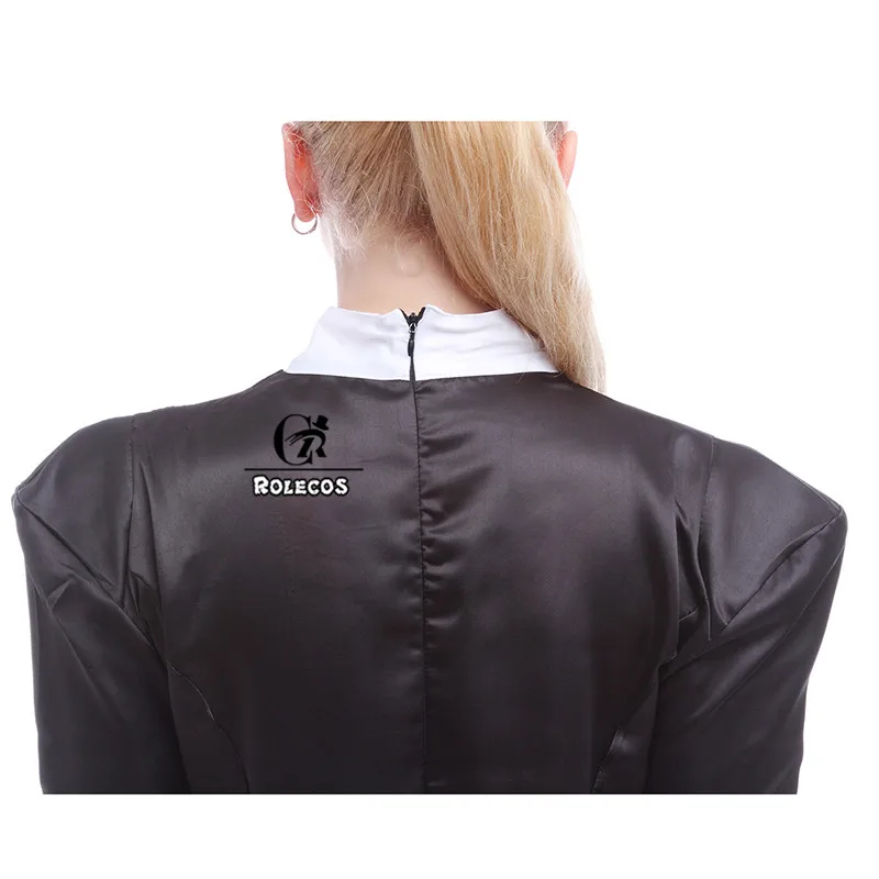 Женский джазовый смокинг ROLECOS черный костюм для косплея с коротким рукавом |