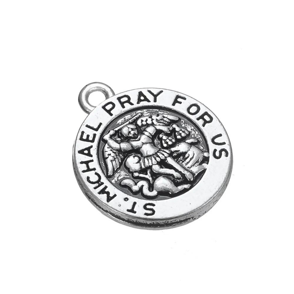 20 шт. винтажное Ювелирное Украшение в форме Святого Майкла шт.|saint michael|st michaelsaint