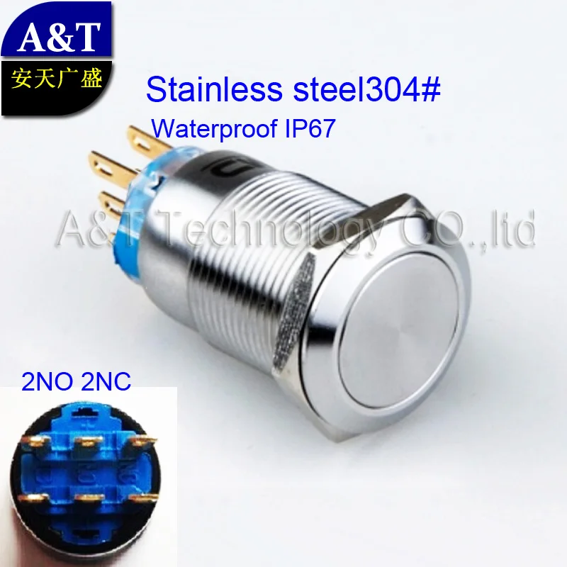 CMP 19 мм металлическая нержавеющая сталь Антивандальная плоская головка