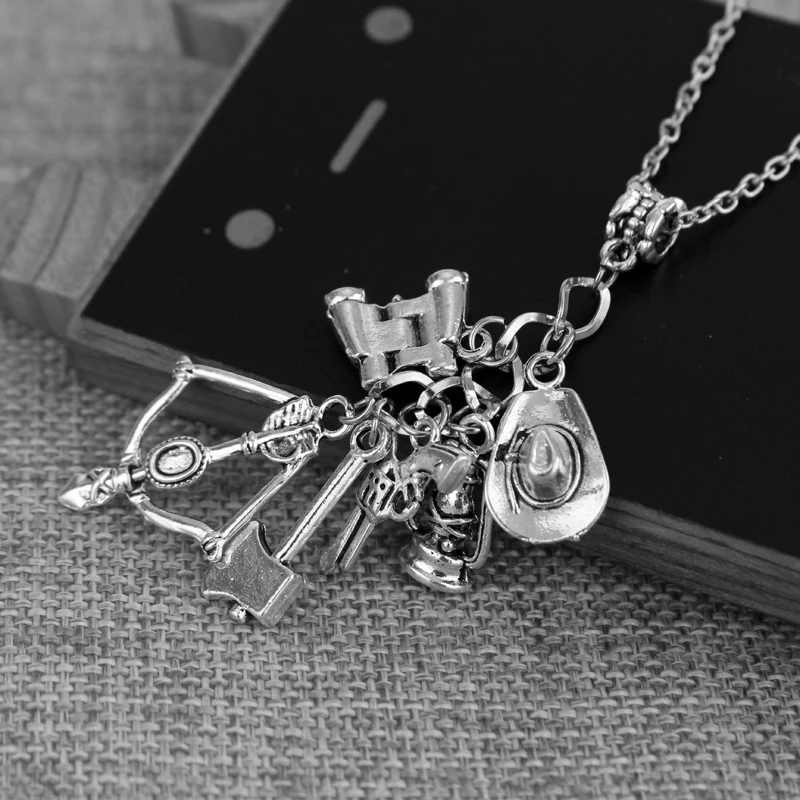 Подвеска с изображением героев фильма Ходячие мертвецы | Украшения и аксессуары