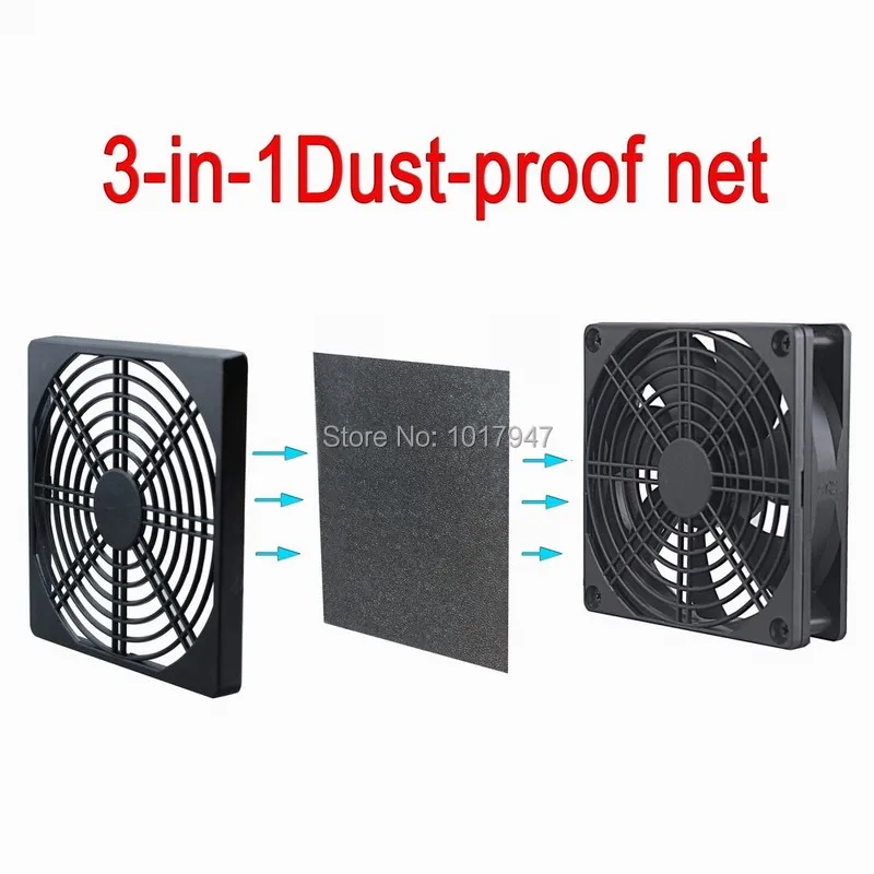 2 шт./партия пылезащитный чехол для вентилятора 120 мм 12 см|computer case fan|computer fan 12cmcomputer