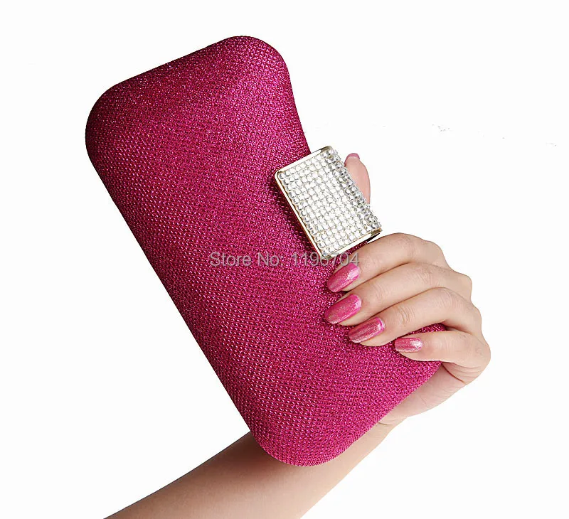 Новый 2014 женская сияющий клатч Мода сплошной цвет вечернее сумки Роскошные ну