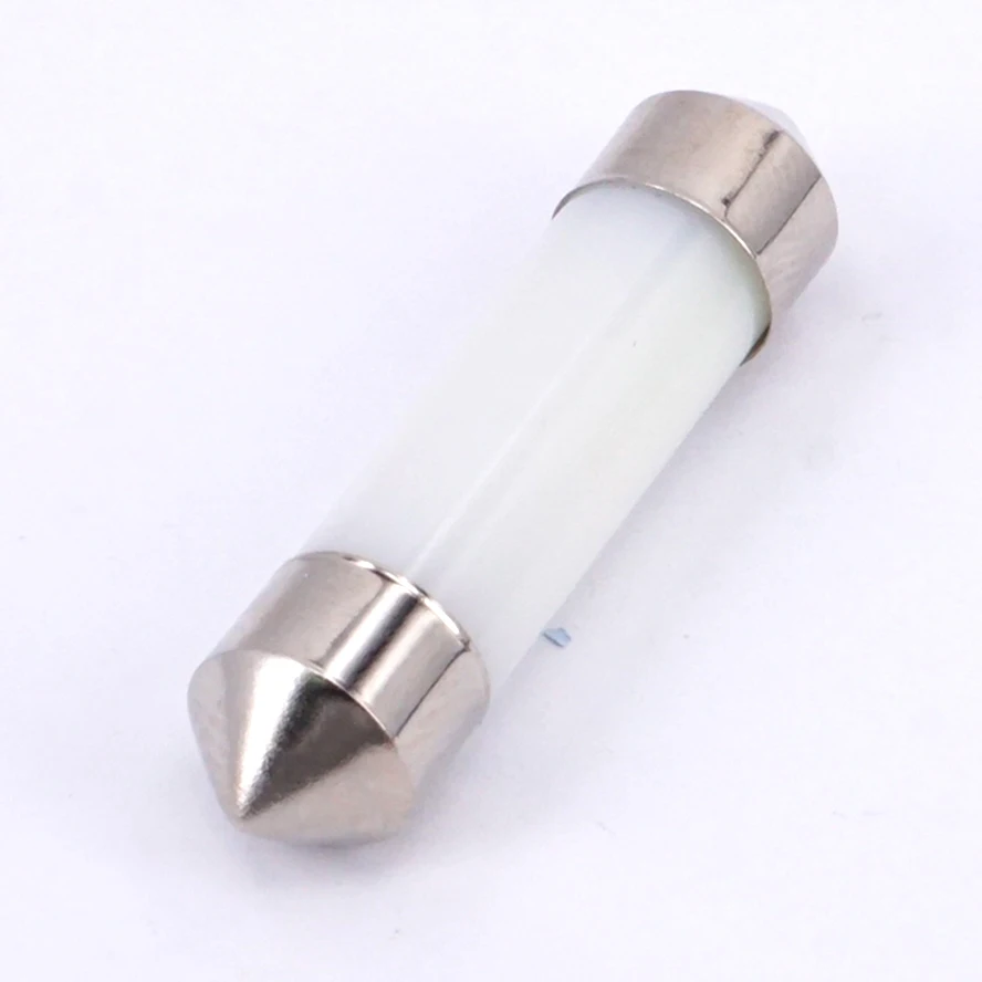 100x дизайн дыма COB светодиодные чипы C5W 31 мм 36 39 41 Автомобильный интерьер стекло