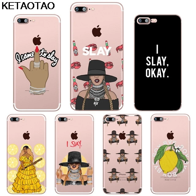 KETAOTAO лимонад Бейонсе I Slay 1 музыкальные чехлы для телефонов iPhone 4S 5S 6 6S 7 8 Plus X Чехол
