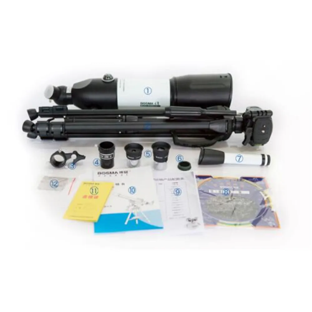 BOSMA Skyhawk рефракция 80400 астрономический телескоп HD ночное видение звёзды смотреть