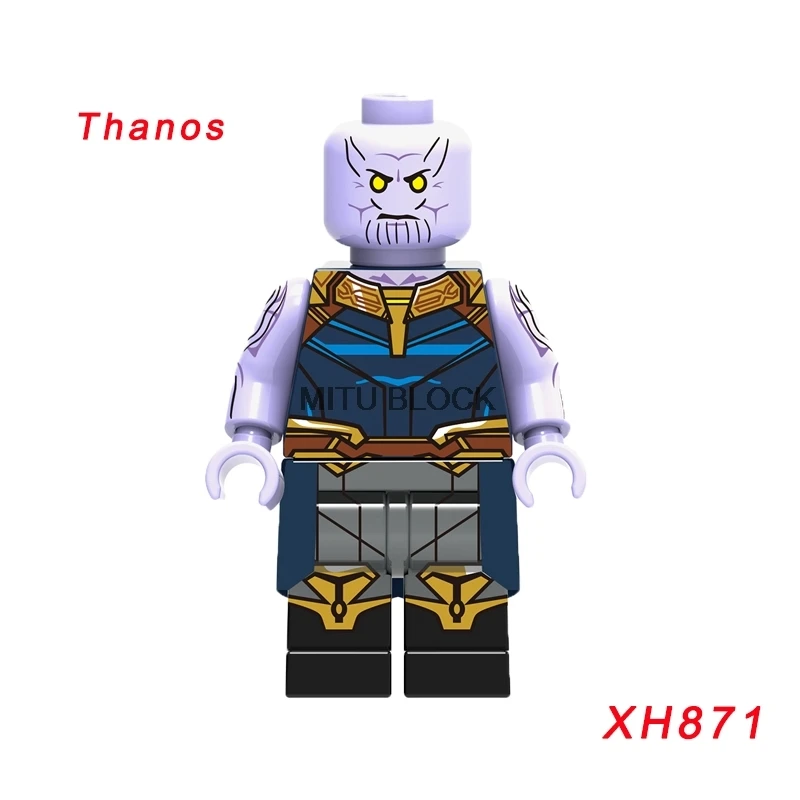 xh871 Super Heroe Star-Lord Rocket енот Капитан Marvel Железный человек видение строительный блок - Цвет: xh871