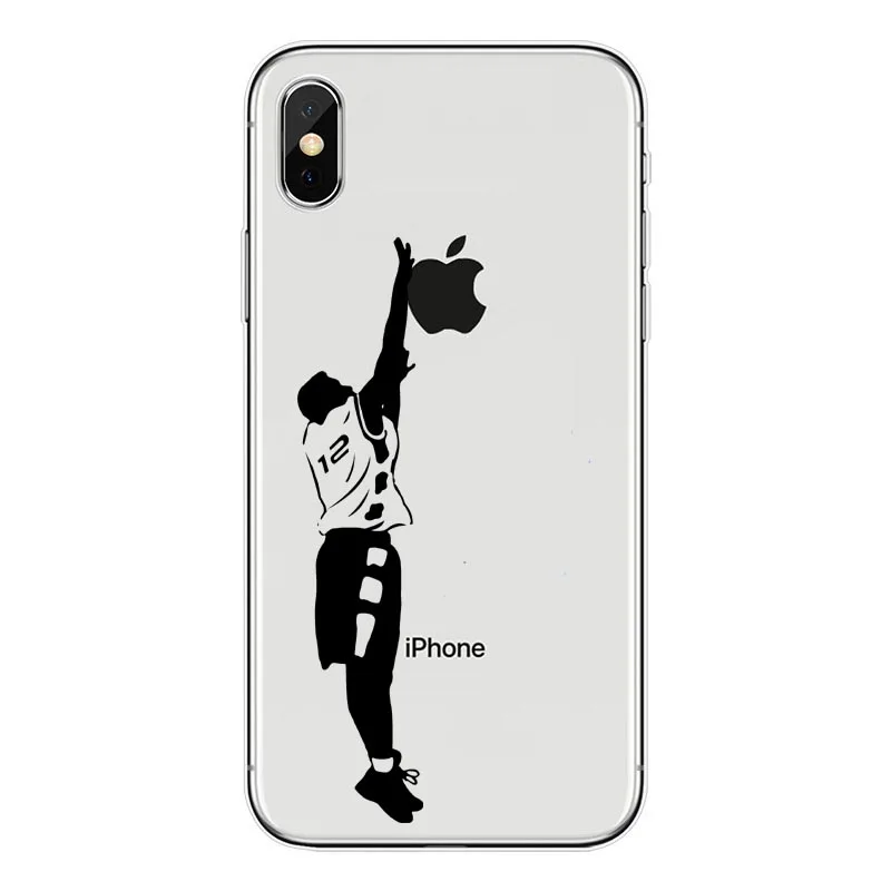Чехол для iphone 8 Plus баскетбольный спортивный чехол баскетбола футбольного игрока