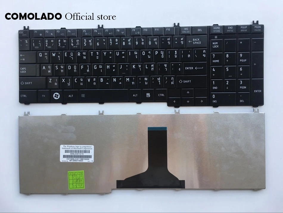 TI Thailand клавиатура для toshiba Satellite C650 C655 C655D C660 C670 L675 L750 L755 L670 L650 L655 L770 L775 L775D
