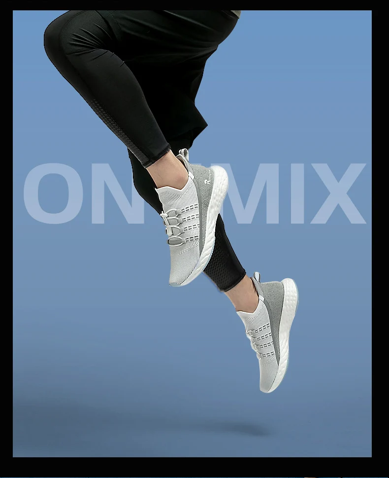 ONEMIX мужская обувь для бега для женщин высокий подбор без шнуровки дизайн Trail кроссовки легкие спортивные кроссовки Новинка