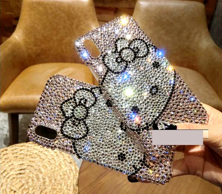 For Nokia 3 5 6 8 9 2018 Hello kitty Full Rhinestone Case Diamond cove |