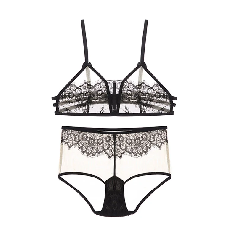 Сексуальное женское нижнее белье Yhotmeng кружевное ультратонкое Сетчатое с