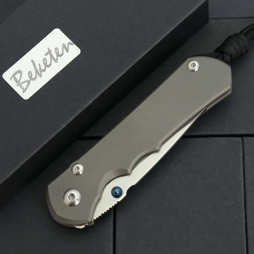 BEKETEN OEM CR серии Sebenza 25 Флиппер складной нож Высокое качество D2 лезвие Титан ручка