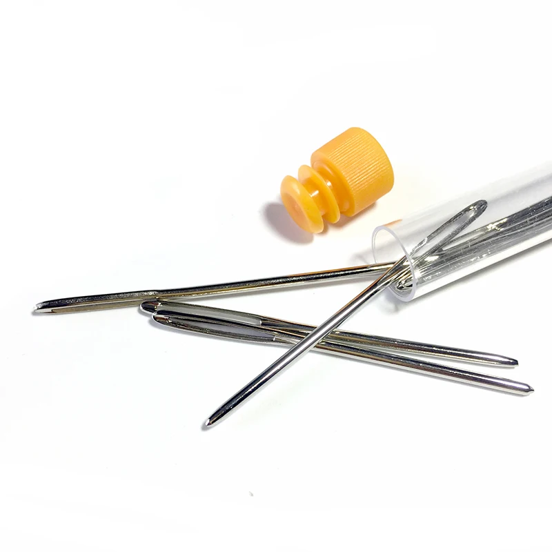 2019 New 9pcs 3 Size security not hurt the hand Aluminum Hand Sewing needle Clothes quilt embroidery knitting needles X4002 | Дом и сад