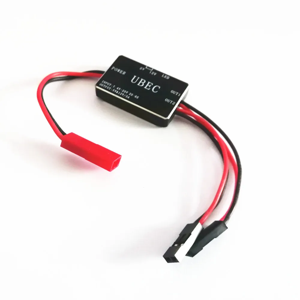 High Quality 5V&amp12V 3A UBEC Support 2-6S/3-6S Lipo Battery Fully Shielded Anti-interference Voltage Stabilizer | Игрушки и хобби