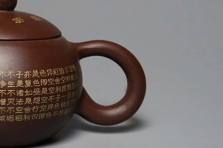 100 ml подлинный исинский чайник мини Чай ware буддистские скульптуры Xishi горшок из китайской фиолетовой глины горшок чайный набор кунг-фу заварочный чайник; чай Pet