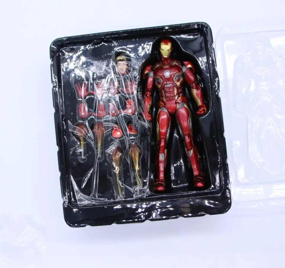 Mafex 022 экшн фигурки из фильма Мстители Железный человек марк45 игрушки|Игровые и