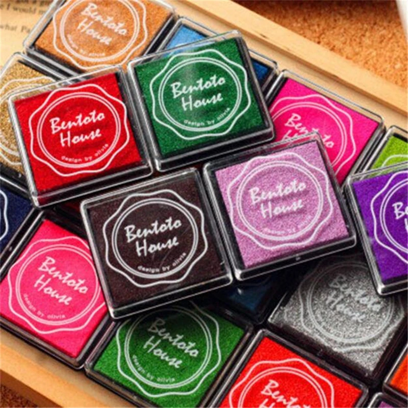 20 шт./компл. DIY ремесла цветные чернила скрапбукинг красочная штемпельная