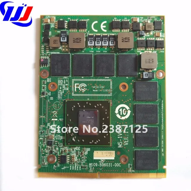 Новая графическая видеокарта для MSI MS 16F1 16F2 16F3 1656 1727 ATI Mobile Radeon HD5870M HD5870 1 ГБ GDDR5