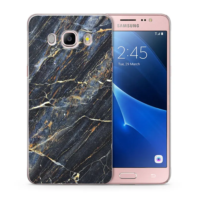 TPU Luxury For Samsung Galaxy A3 A5 2017 2016 S3 S8 S9 Puls S7 Edge Soft Cover Design Marble Back Fundas S181 |