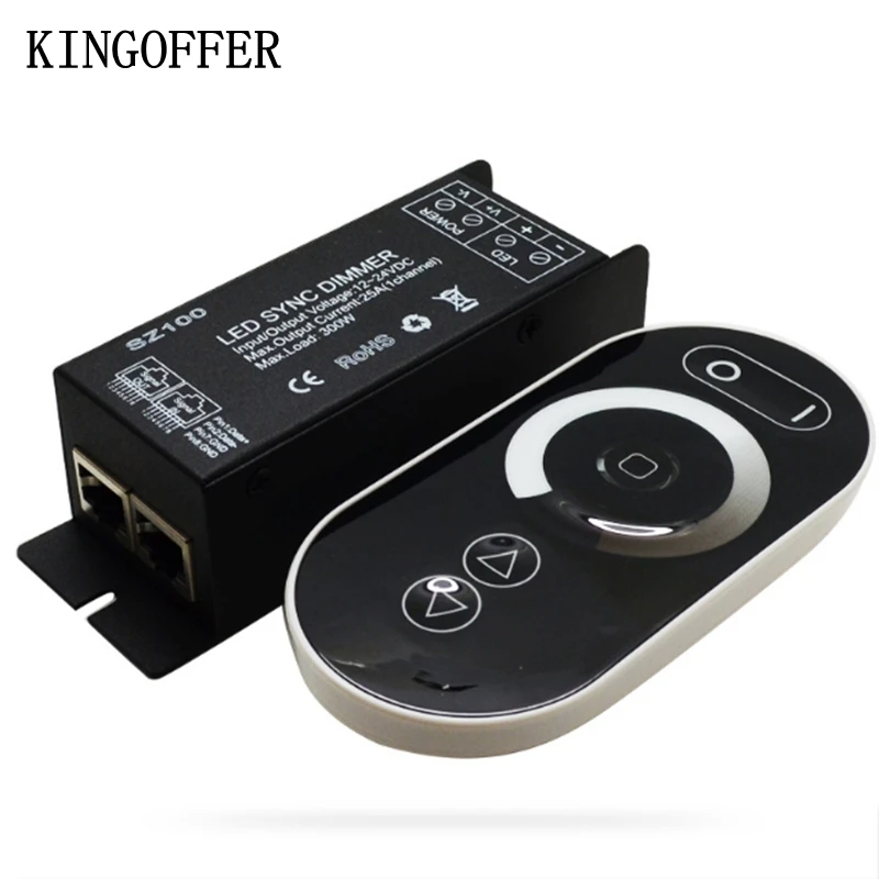 DC12V-24V 25A RF беспроводной регулировка яркости SZ100 светодиодный контроллер
