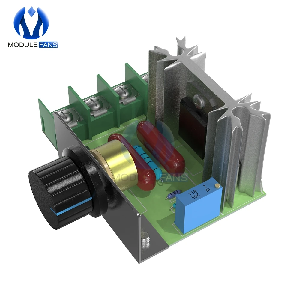 2000 Вт SCR регулятор напряжения диммеры с затемнением скорости термостат