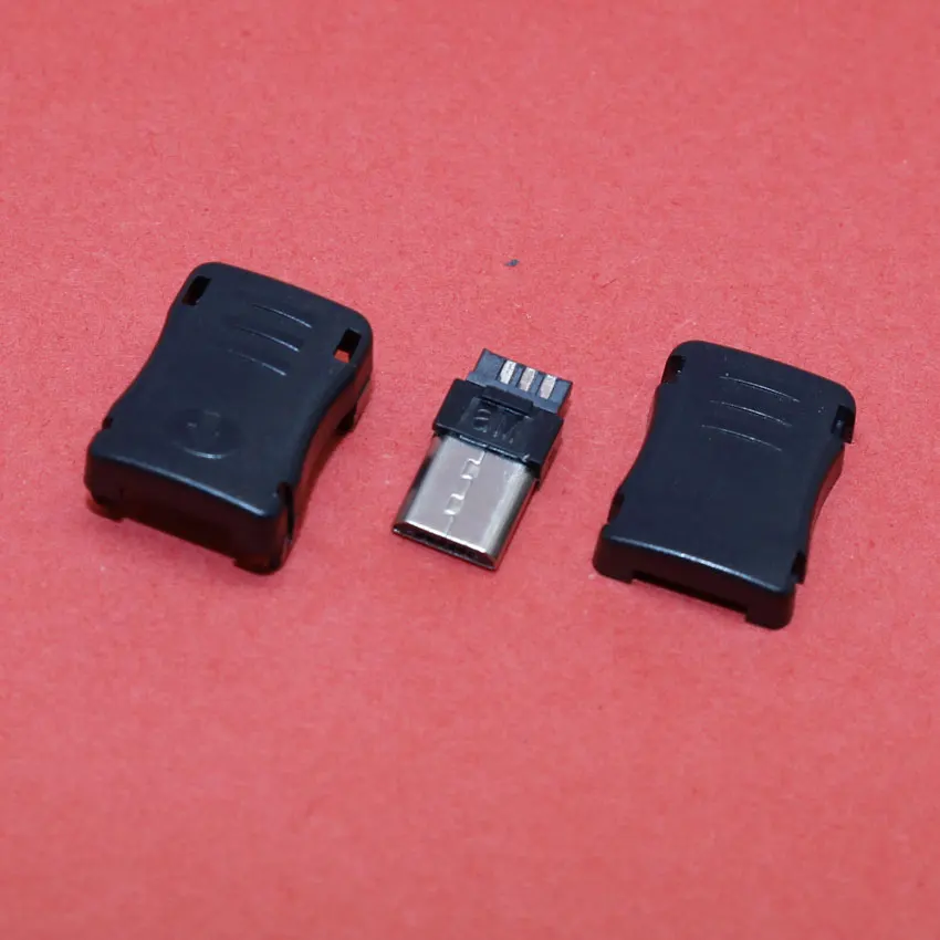

ChengHaoRan 1 комплект 3 в 1 5Pin T порт штекер Micro USB разъем + пластиковая крышка для DIY, MA-006