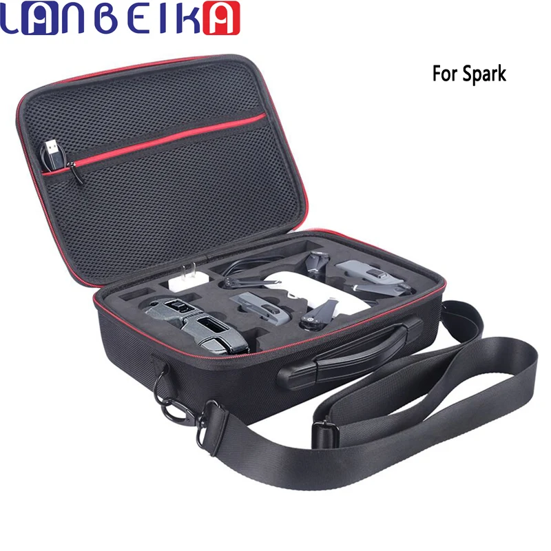 LANBEIKA для DJI Spark Drone аксессуары EVA или PU Жесткая сумка коробка портативный Spark чехол на плечо для DJI хранение сумки для дрона