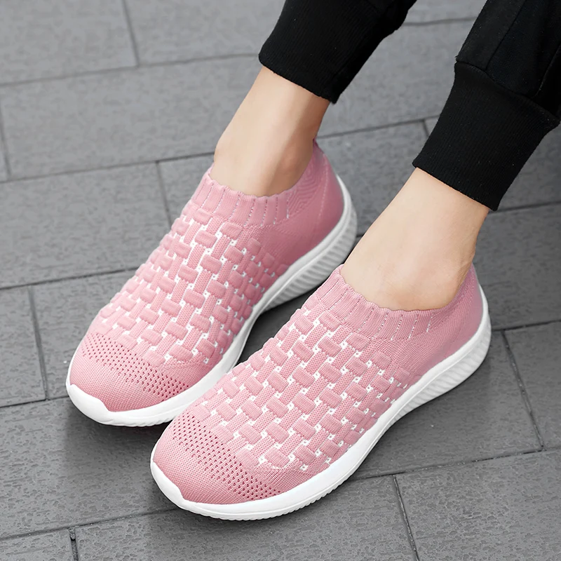 Hot Sale Cool Tenis Feminino 2019 Light Soft Sport Shoes Women Tennis Female Athletic Sneakers Pink Trainers Cheap | Спорт и