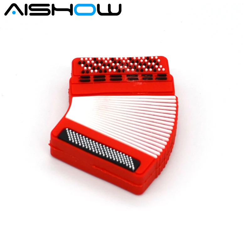

novelty design accordion silicone material usb flash drive 4gb 8gb 16gb 32gb pen drive cartoon thumb drive car key pendrive disk
