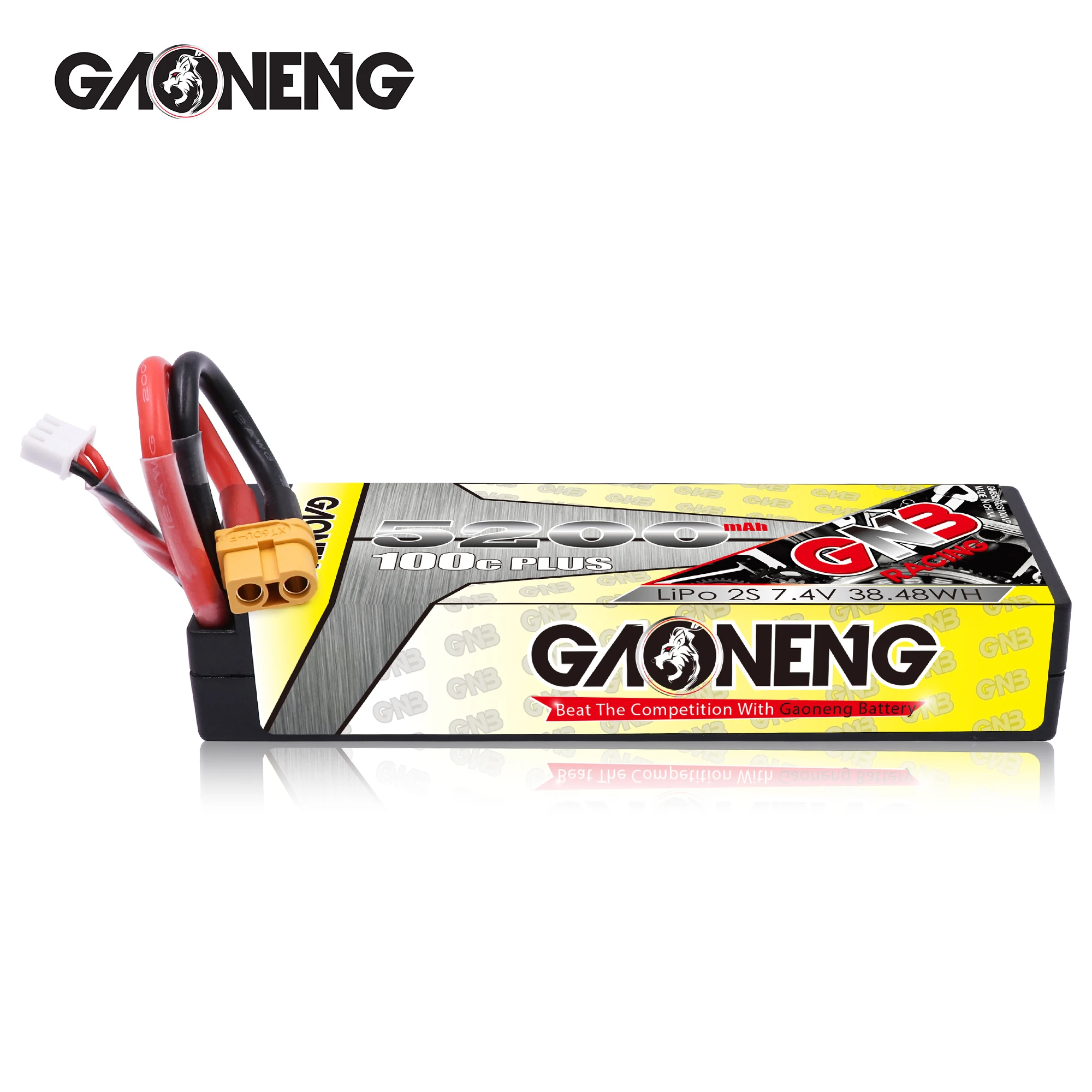Новинка литий полимерный аккумулятор Gaoneng GNB 5200 мАч 2S 7 4 В 100C/200C в твердом корпусе с