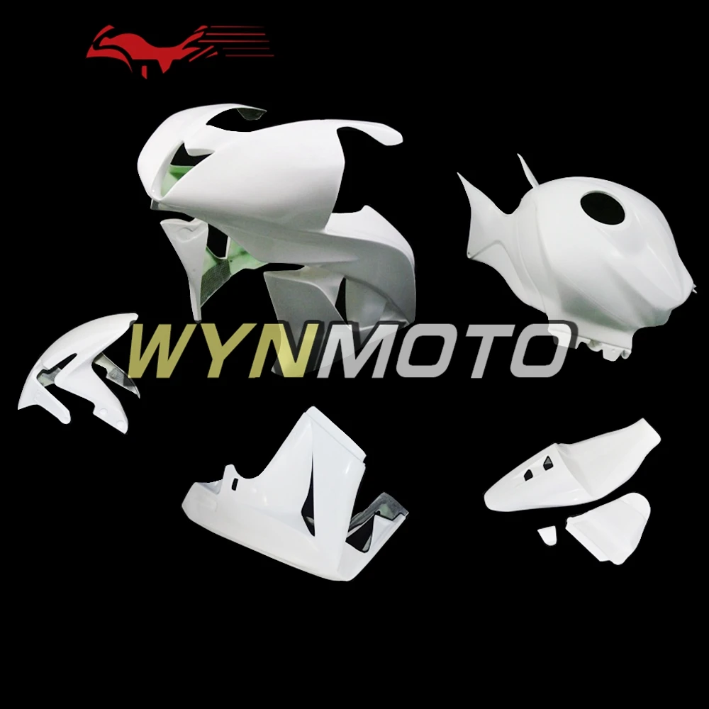 Неокрашенные Стекловолоконные гоночные полные фотообои для Honda CBR600RR F5 2007 - 2012 07 08