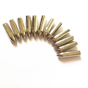 2050100 шт. Серебряная стрела, наконечник пули, внутренний измеритель 8 мм для деревянных стрел, Бамбуковая Стрела, стрельба из лука