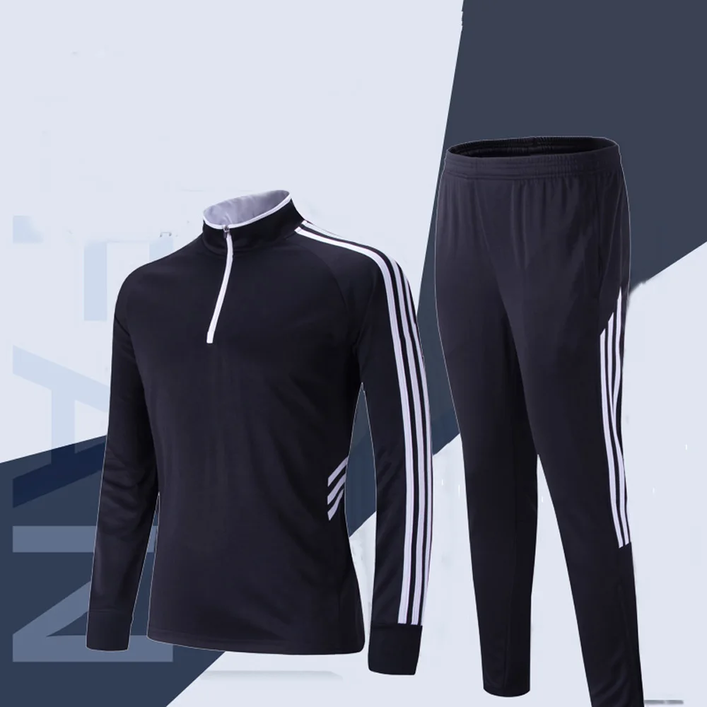 Suit 1 Adsmoney зима футбольная куртка дети Футбол Training Штаны Спортивная кофта для бега, тренажерный зал Excersie Штаны для мужчин женская и детская - Цвет: Suit 1