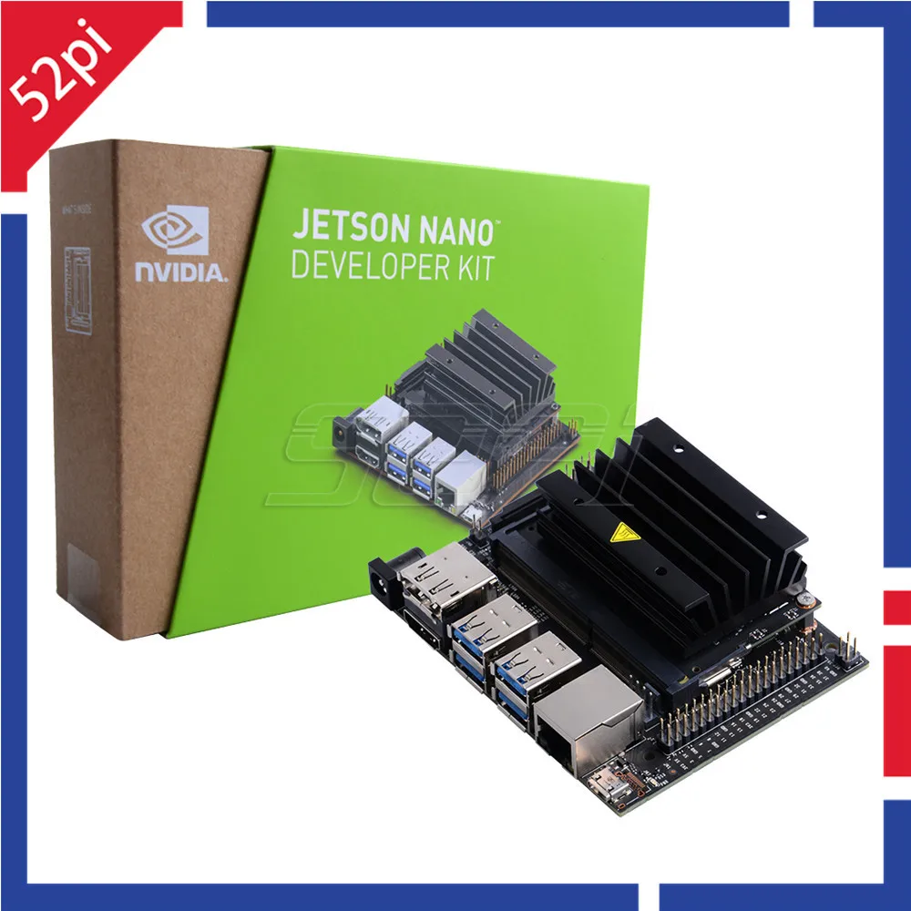 Bundle1 52pi NVIDIA Jetson нано комплект разработчика четырёхъядерный 64-разрядный процессор ARM Процессор 128-интегрированная ядром для artiticial интеллект глубокого обучения AI вычислительная - Цвет: Bundle1