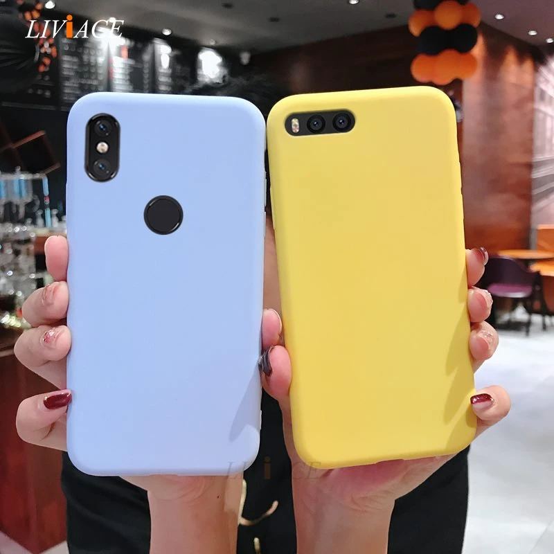 Матовый Силиконовый чехол для xiaomi mi note 3 mix 3 2 2s max 3 pro play mix3 милый желтый карамельный цвет Мягкий ТПУ задний Чехол fundas