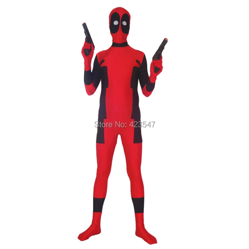 Newest Hot Deadpool Spandex Costumes Halloween Party Cosplay zentai suit DCC3254 | Тематическая одежда и униформа