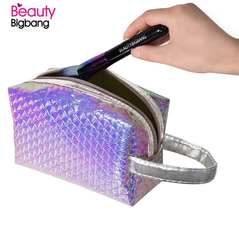 Косметичка BeautyBigBang в форме русалки органайзер для макияжа переносной чехол
