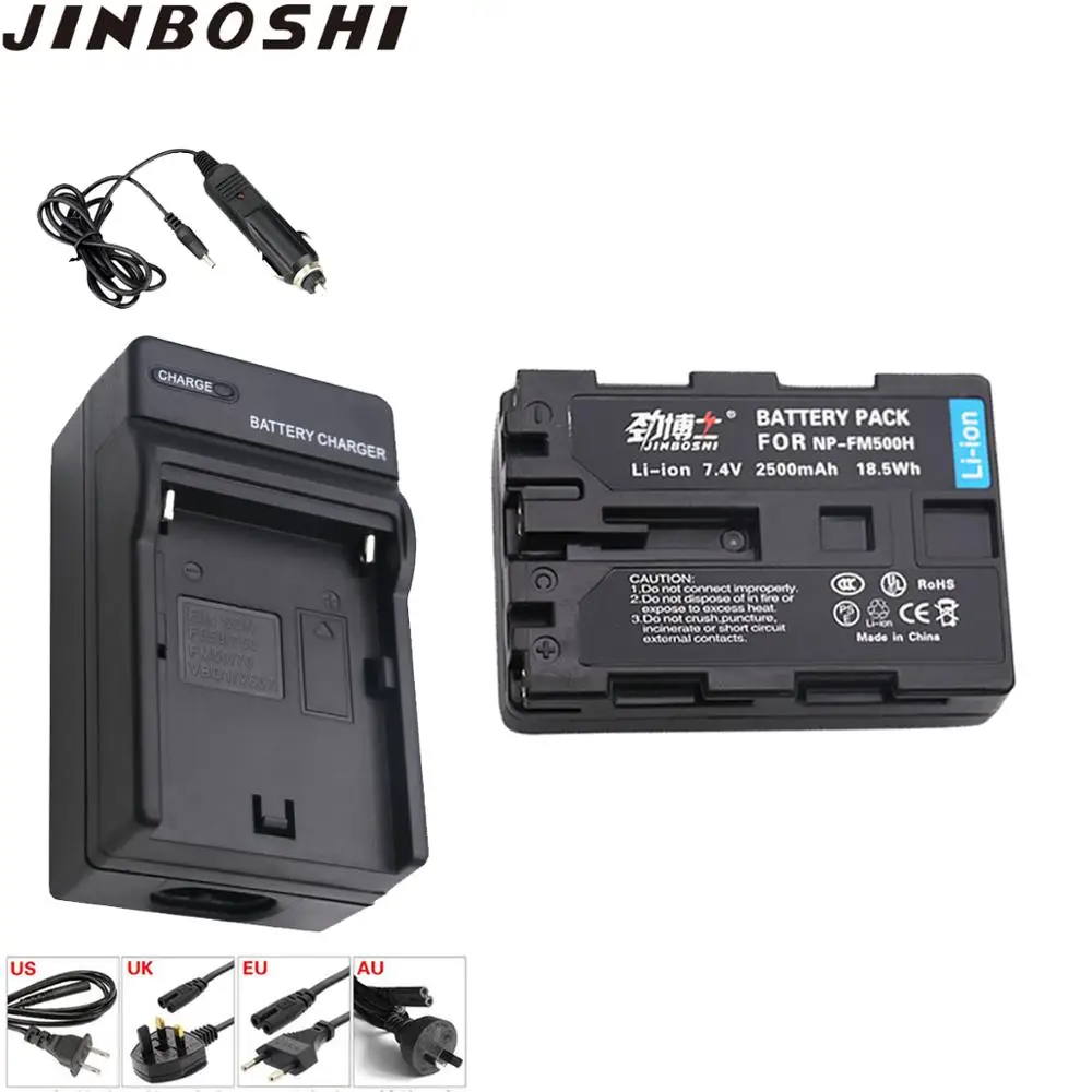 1X NP FM500H Аккумулятор для камеры + зарядное устройство Sony A200 A350 A700 A900 A300 A550 A850 A560 A580 SLT
