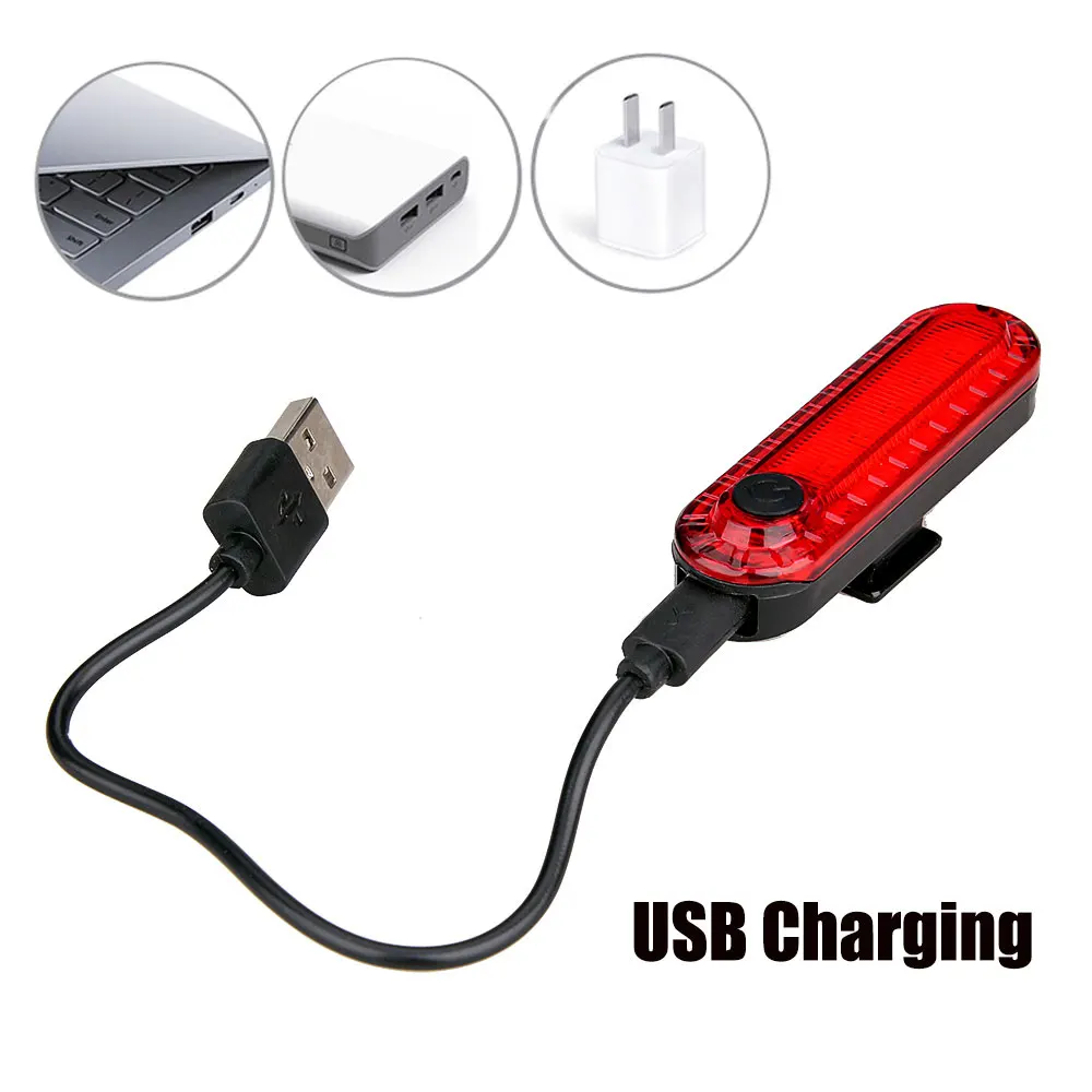 Велосипедный велосипедный светильник с usb-зарядкой, 4 режима, велосипедный задний светильник, сигнальные огни, мигающий светильник для велосипеда, задний велосипедный светильник