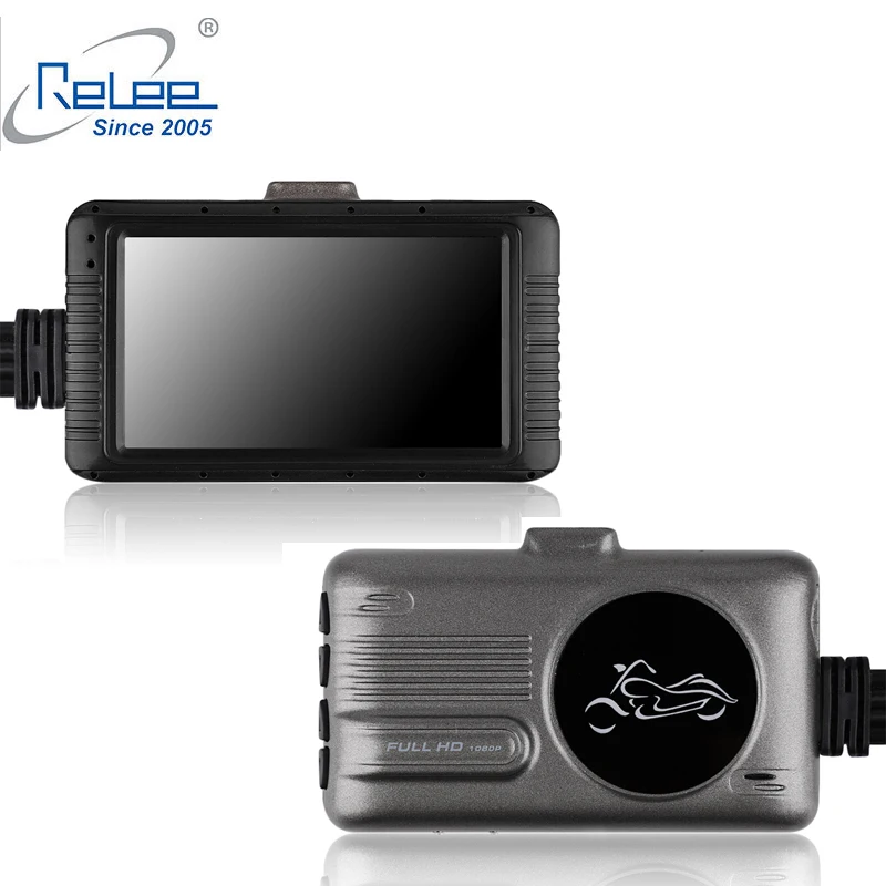 Двойной объектив DVR Dash Cam мотоциклетная камера безопасности Full HD 1080 P 720 Передняя